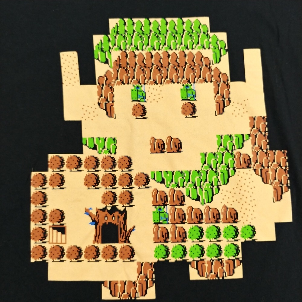 The Legend of Zelda Nintendo Game Graphic Medium TShirt Black Lootwear Exclusive - Picture 2 of 7